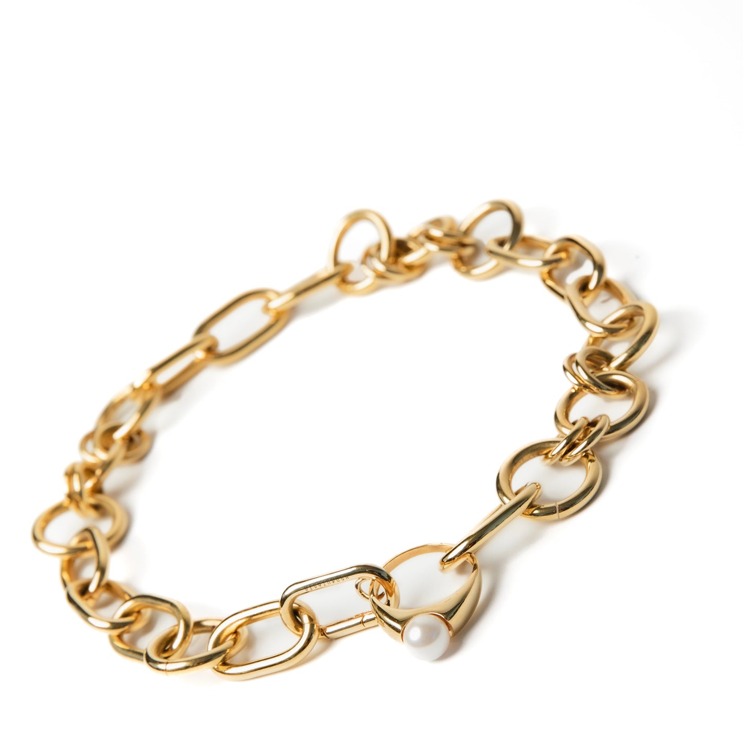 TERRY - COLLANA CON PENDENTE ANELLO E PERLA