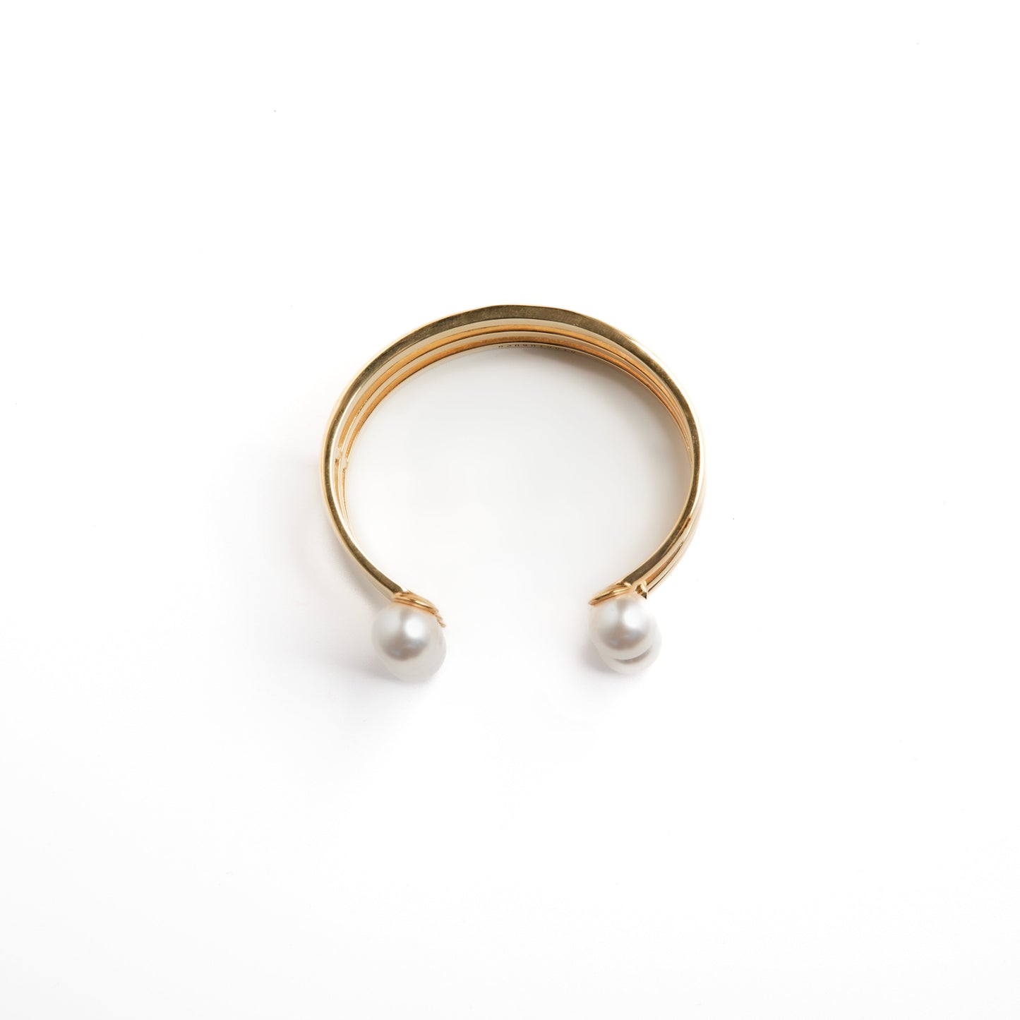 ISADORA - BRACCIALE RIGIDO CON PERLE E SPIKE