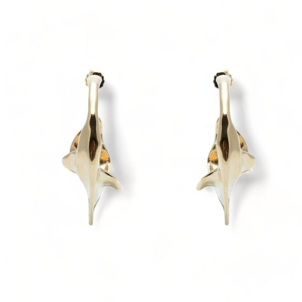 Amber couple earrings